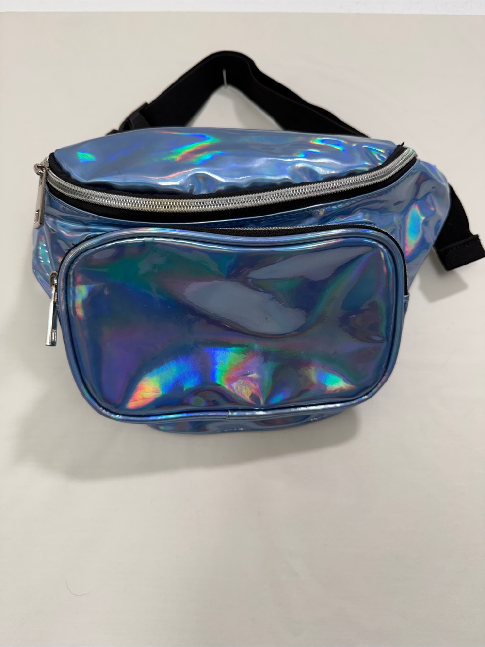 Holographic Iridescent Fanny Pack Belt Bag Y2K Festival